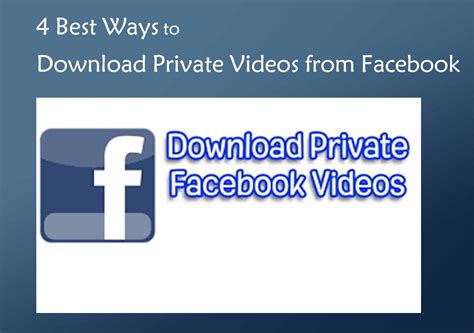 Method 1: Download Private Facebook Videos on Browser Directly Method 2: Online Facebook Private Video Downloaders Method 3: Private Facebook Video …